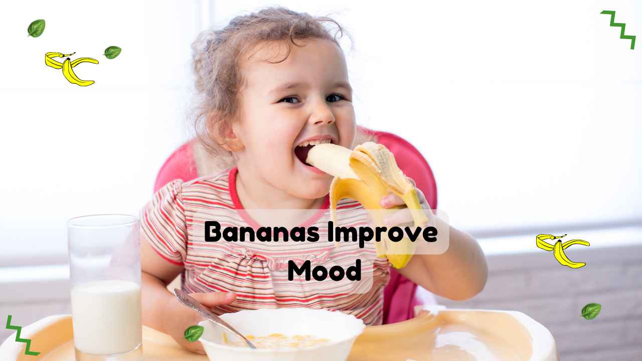 Image showing Bananas improve mood