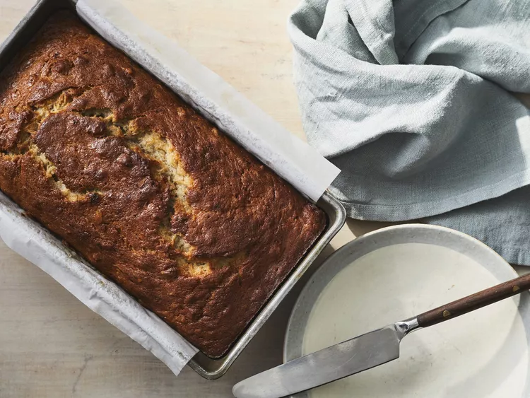 image showing banana nut cake