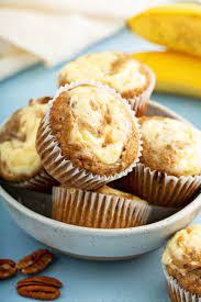 Image showing Banana Cream Cheese Muffins