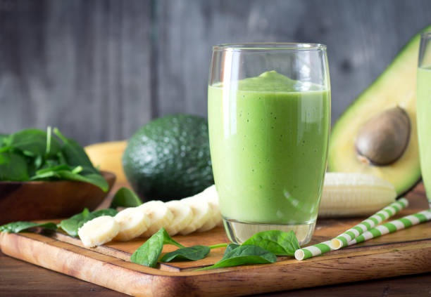 Image showing Banana and Avocado Smoothie