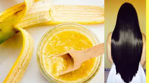 Image showing banana ad honey mask for hair