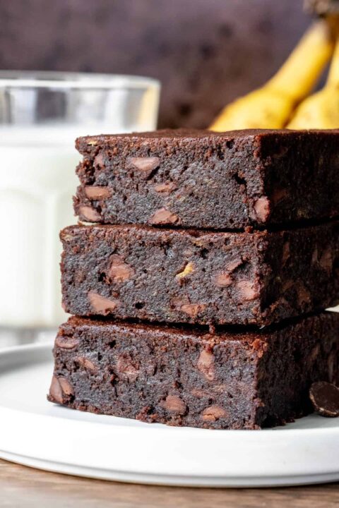 Image showing Banana Brownies