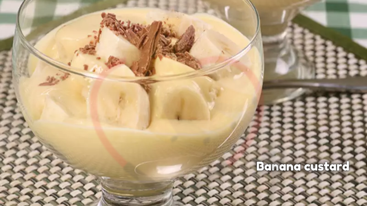 Image showing the Banana custard (12 months)  