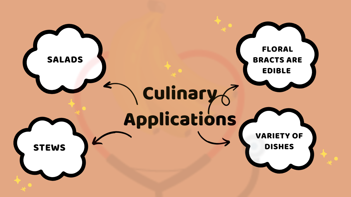 Image showing the Culinary Applications of Banana male bud