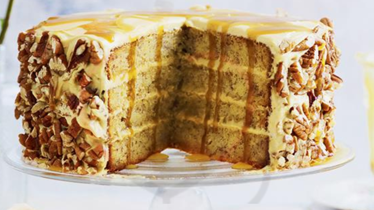 Image showing the Banana Butterscotch Cake