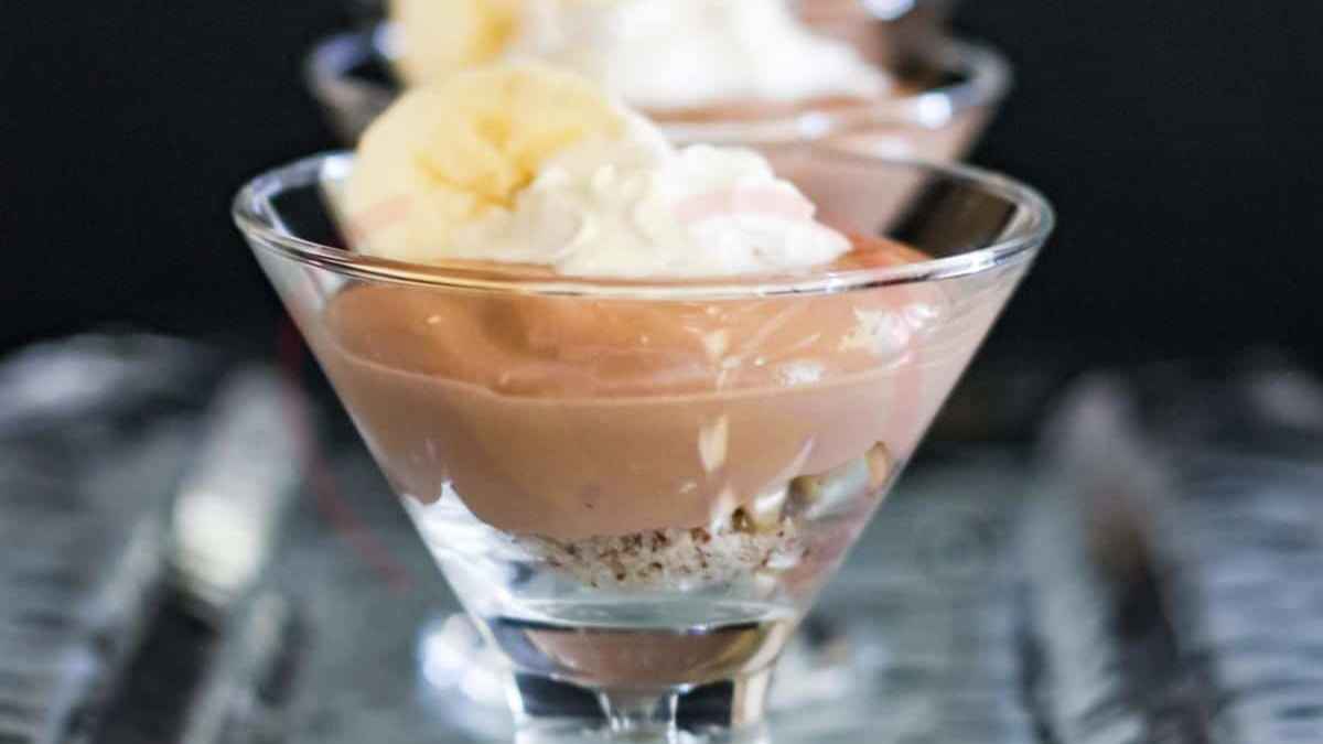 Image showing the Banana Nutella Cheesecake Parfaits 