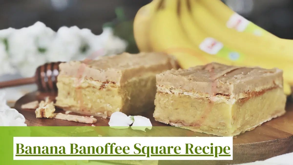 Image showing Banana banoffee square