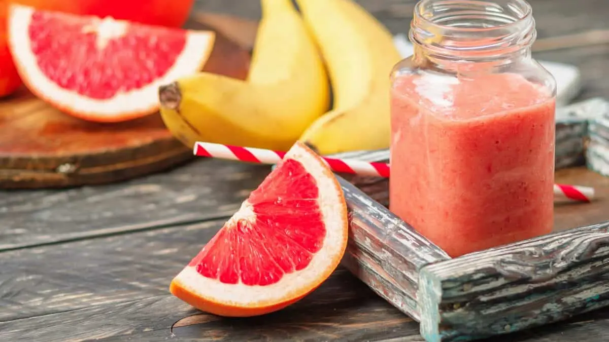 Image showing Banana and Grapefruit Smoothie