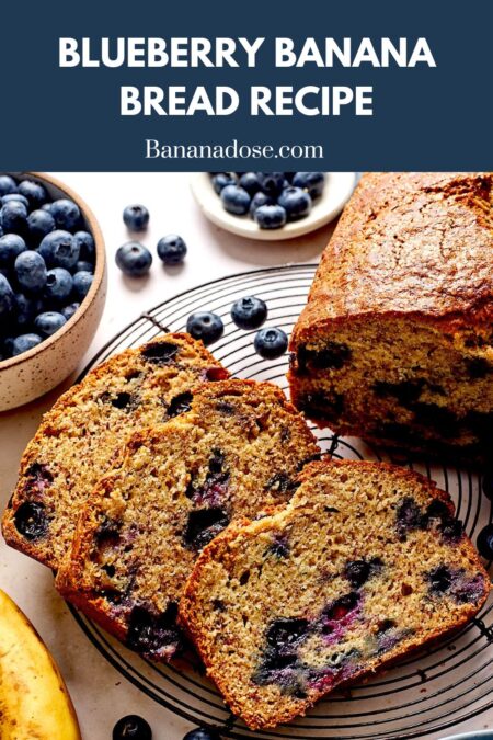 Image showing Simple Blueberry Banana Bread Recipe