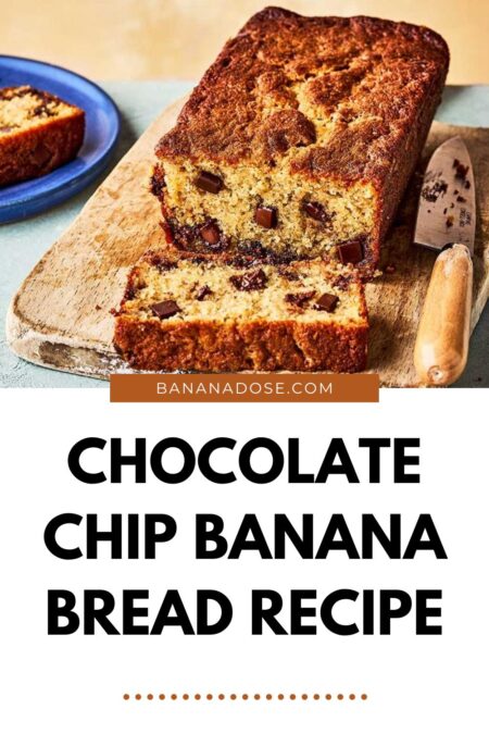 Image showing Easy Chocolate Chip Banana Bread Recipe