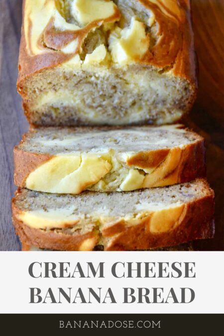 Image showing Cream cheese banana bread recipe