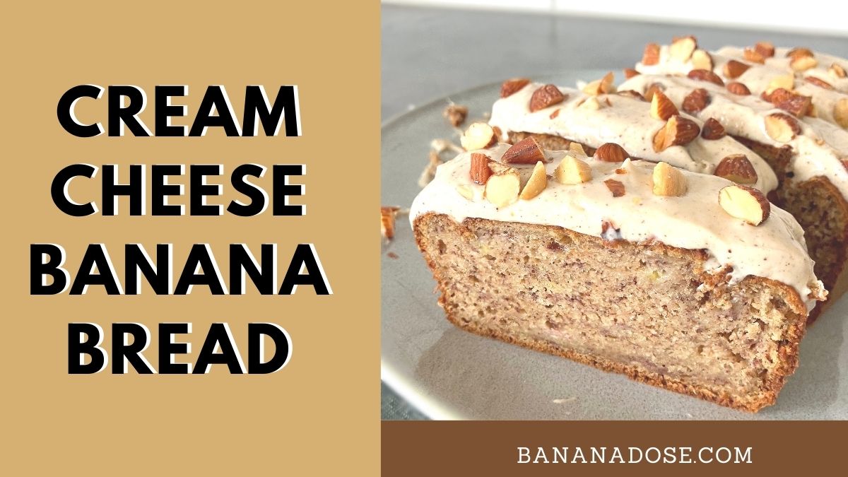 Image showing Cream cheese banana bread recipe