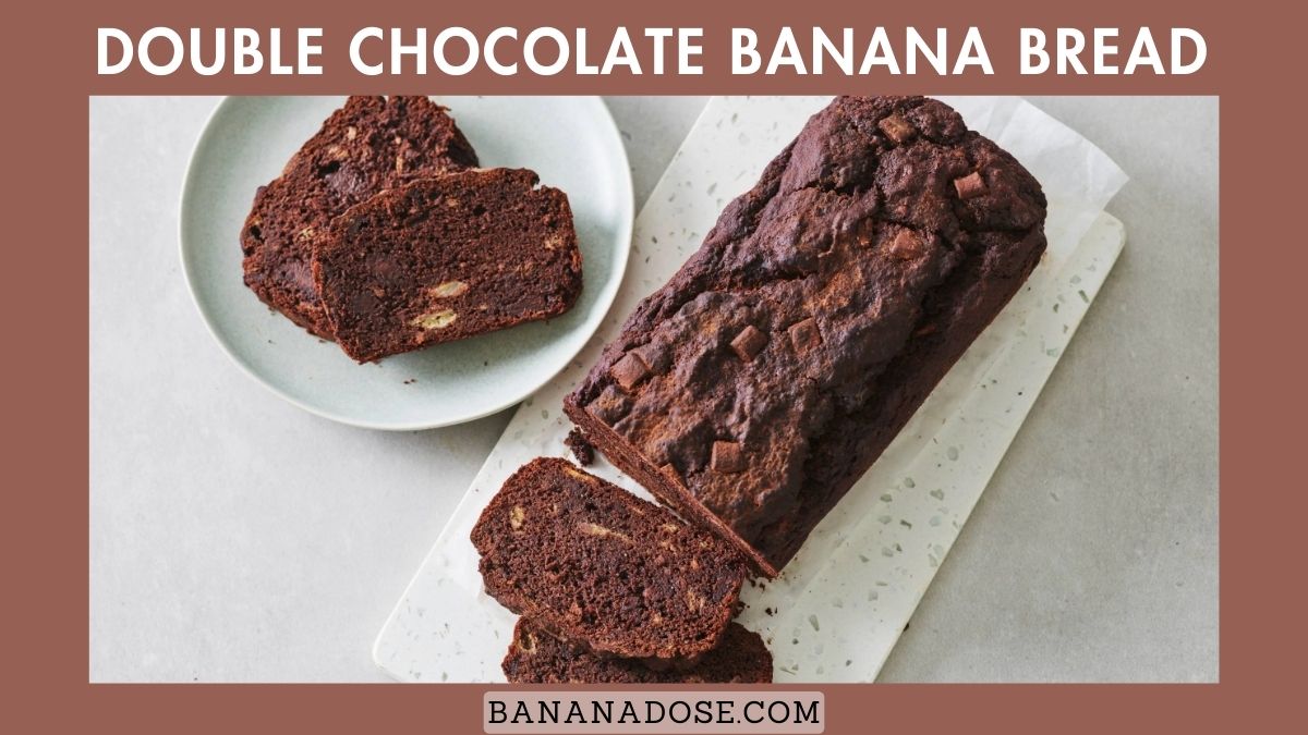 image showing Double Chocolate Banana Bread