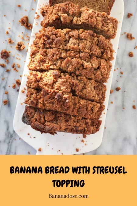 Image showing Banana Bread with Streusel Topping