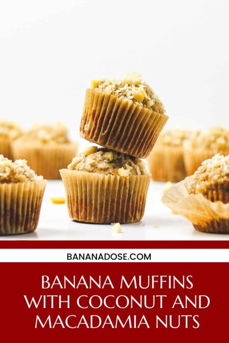 Image showing Banana Muffins with Coconut and Macadamia Nuts recipe