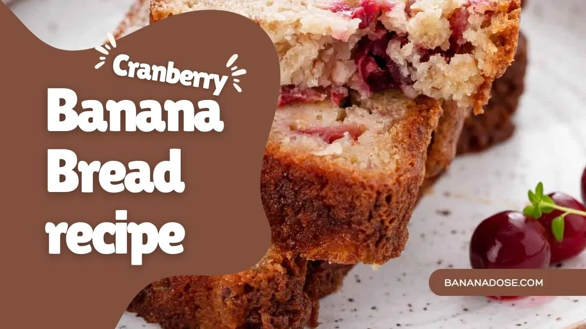 Image showing Cranberry Banana Bread recipe