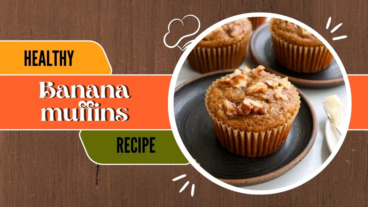 Image showing Healthy Banana Muffins recipe