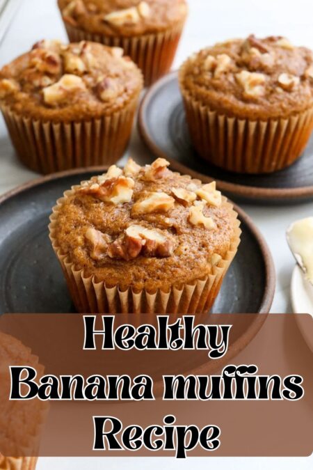 Image showing Healthy Banana Muffins recipe