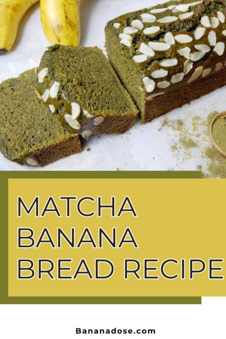 Image showing Matcha Banana Bread recipe