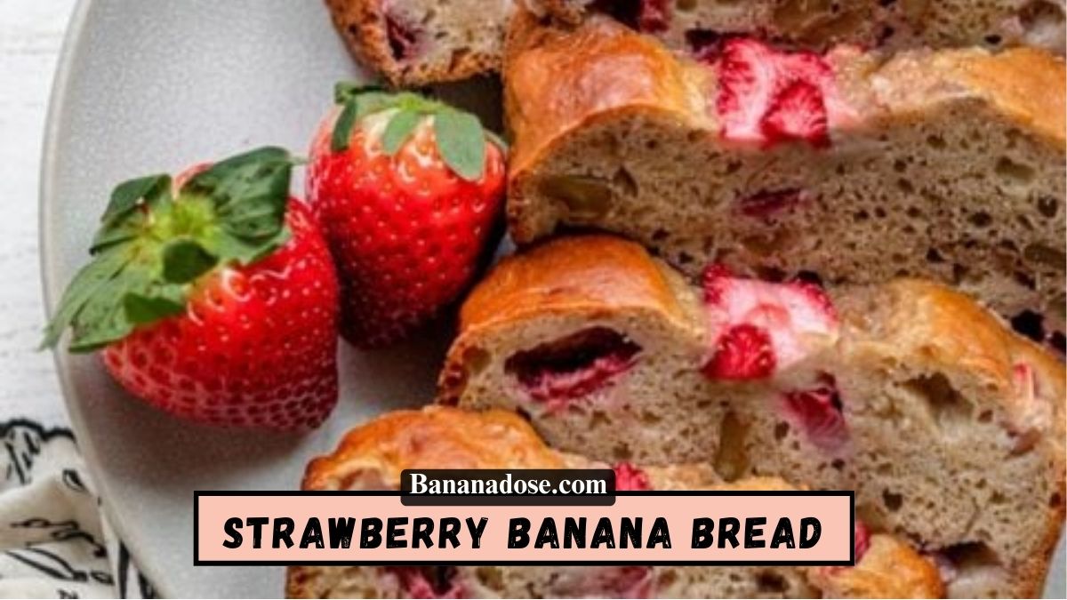 Image showing Strawberry Banana Bread Recipe