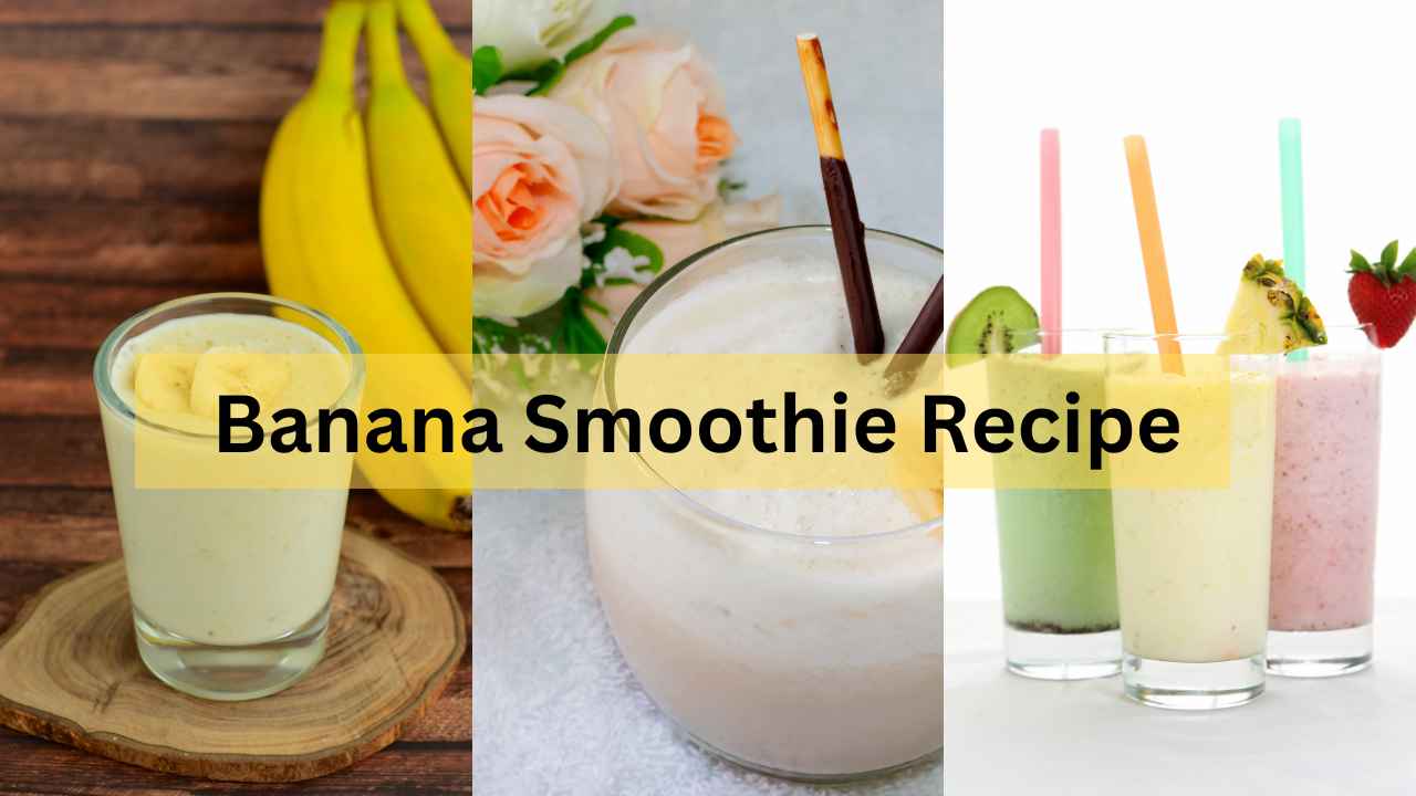 image showing banana smoothie recipe