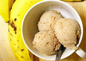 image showing the banana ice-cream