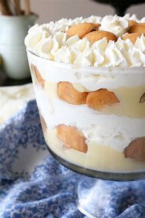 image showing the banana trifle