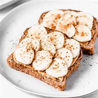image showing the banana and peanut butter toast
