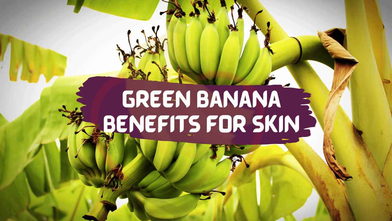 Image showing Green Banana benefits for skin