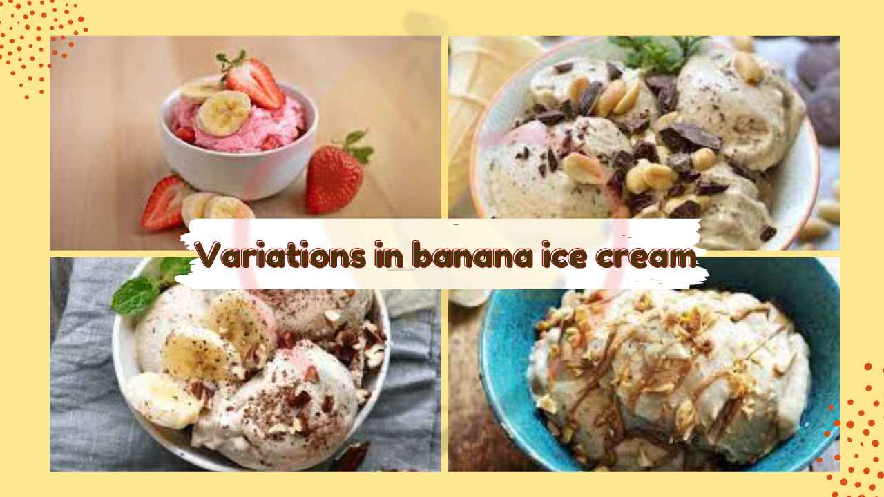 Image showing Variations in Banana Ice cream