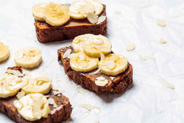 Image showing Banana and Peanut Butter Toast