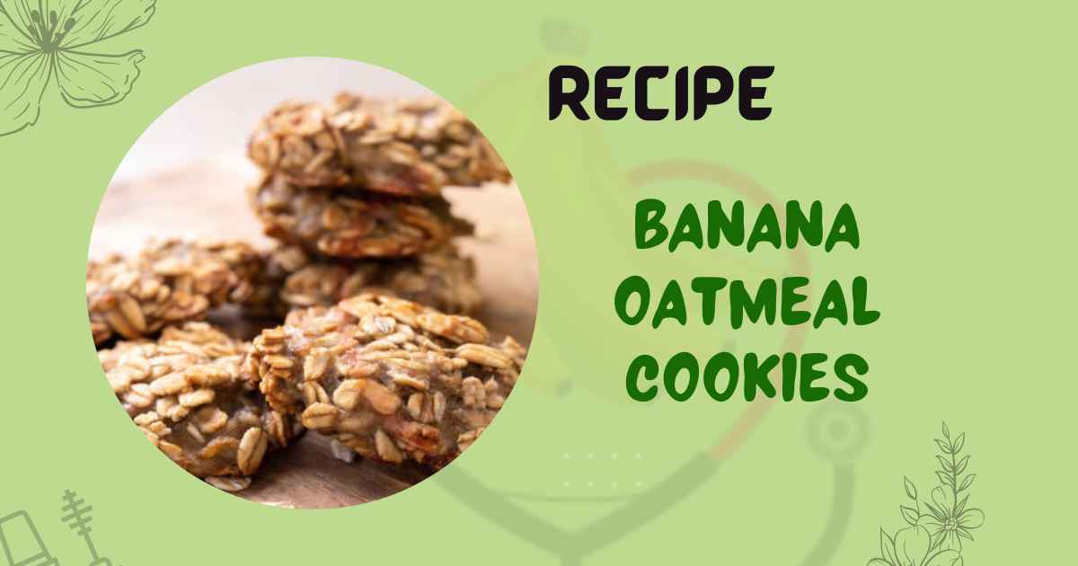 Image showing Banana Oatmeal Cookies Recipe