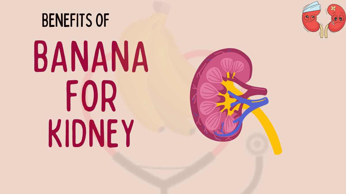 Image showing the Benefits of banana for kidney