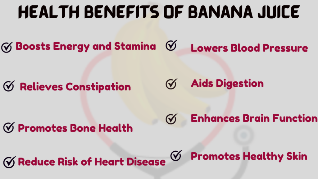 Benefits of Banana Juice Banana Dose