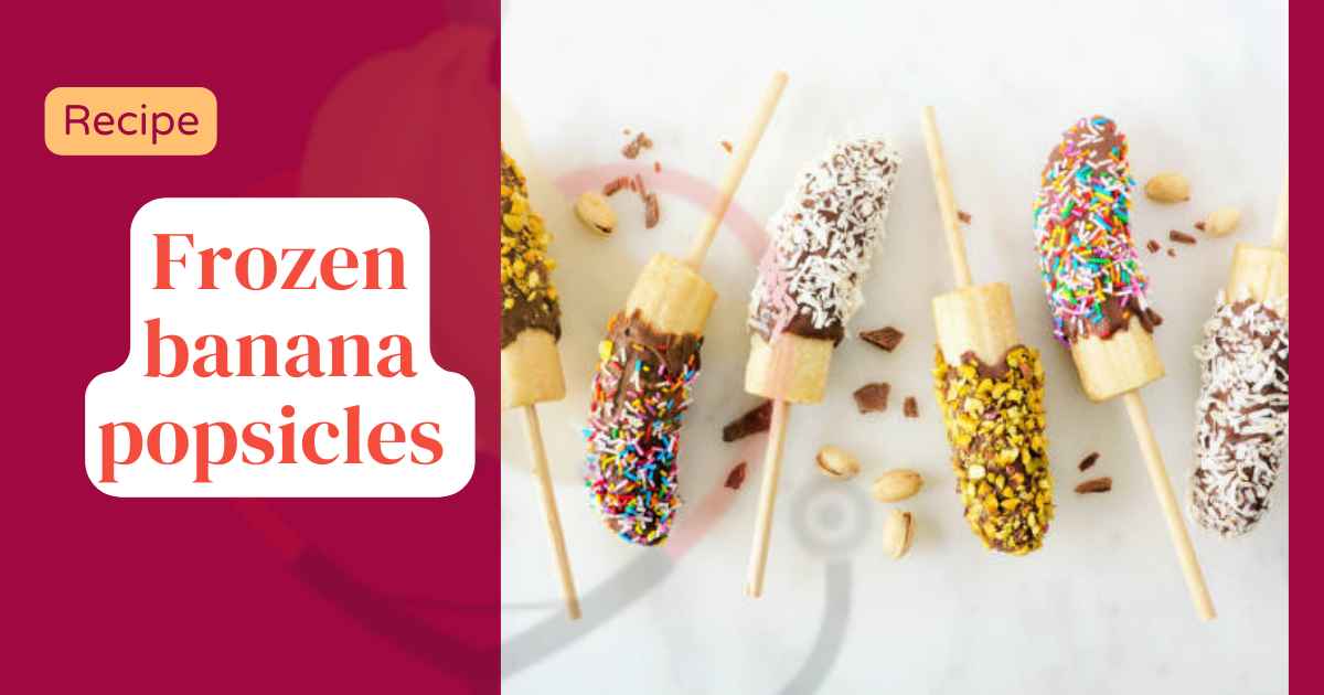 Image showing Frozen Banana Popsicles Recipe