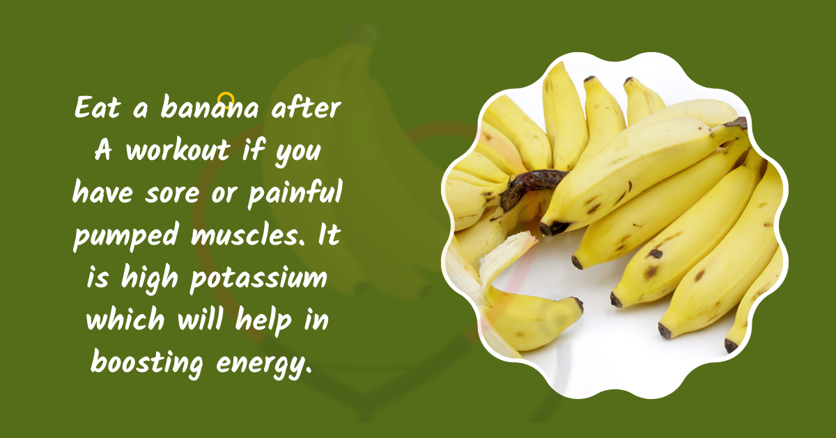 Image showing Importance of banana as Post-Workout Nutrition