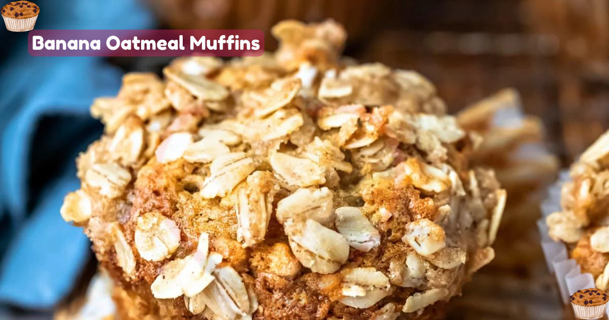 Image showing the Banana Oatmeal Muffins