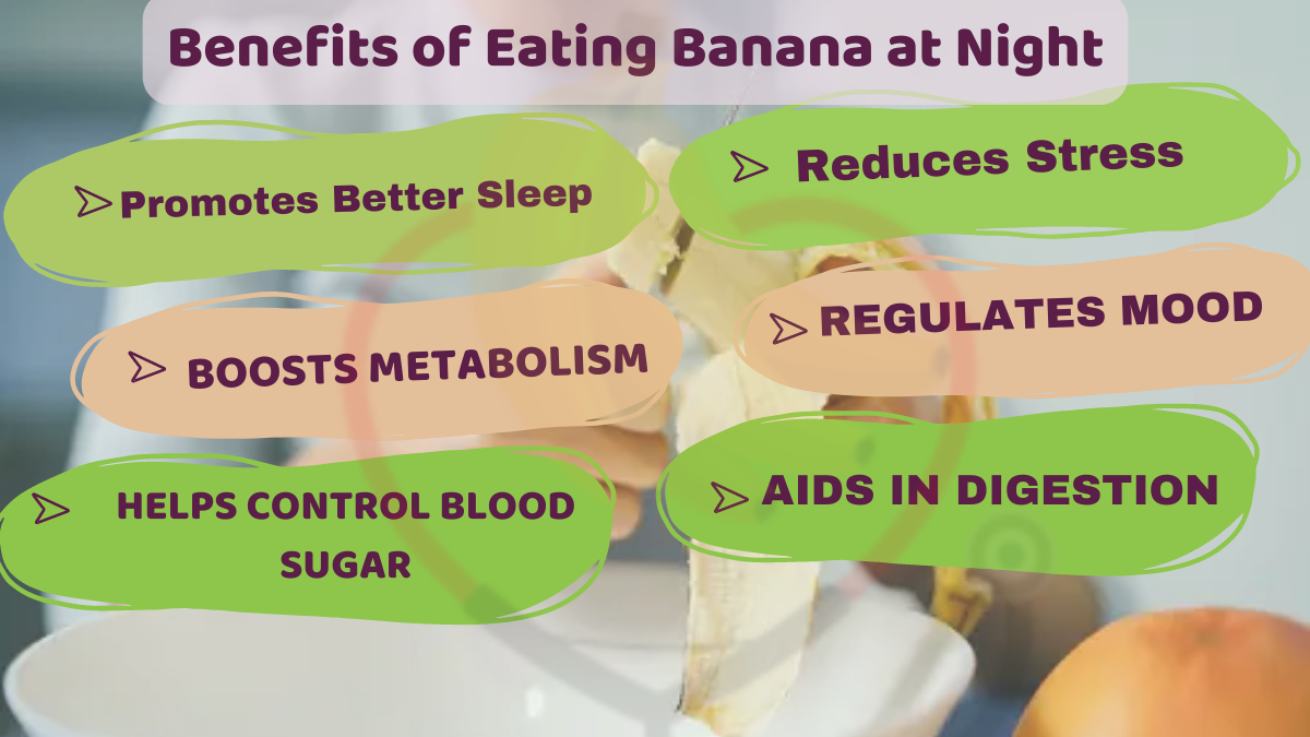 Image showing the Benefits of Eating Banana at Night