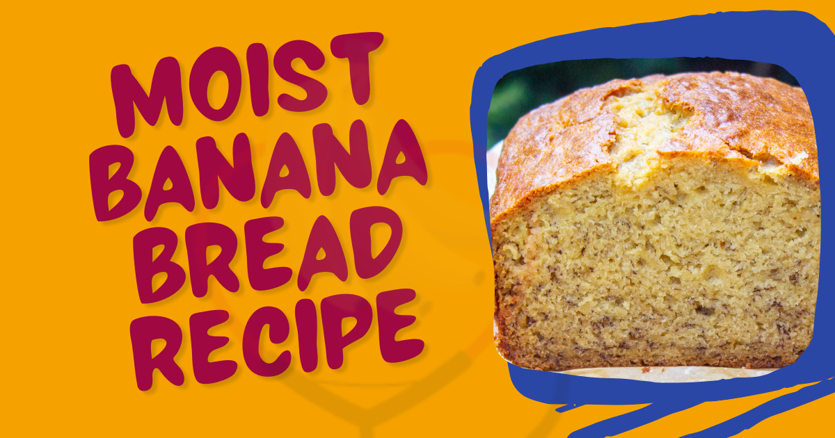 Image showing the Moist Banana Bread Recipe