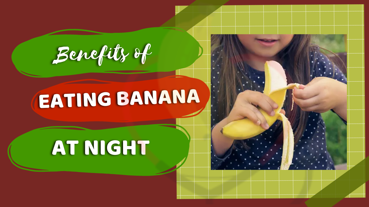 Image showing the benefits of eating banana at night