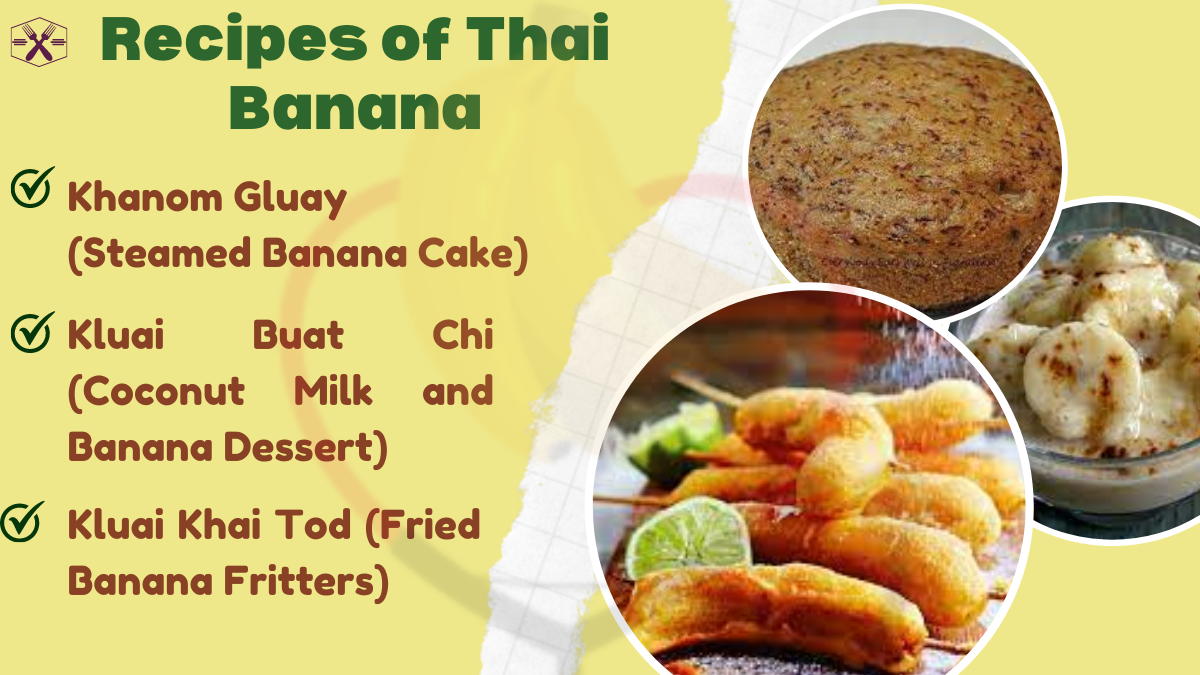 Image showing the recipes of Thai Banana