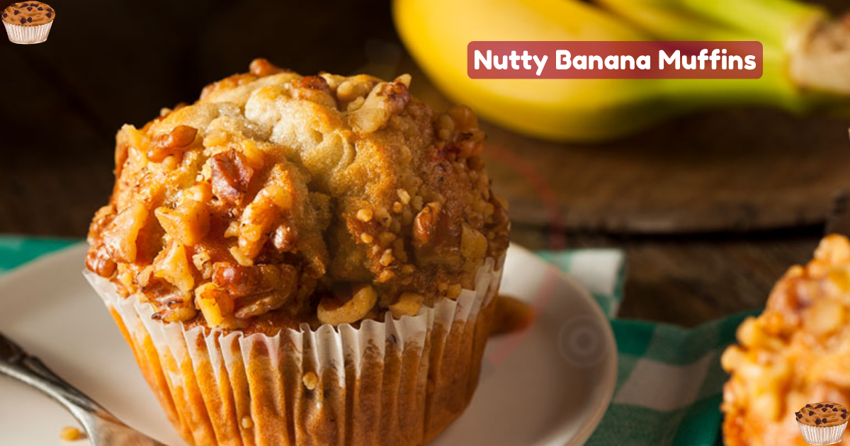 Image showing the Nutty Banana Muffins