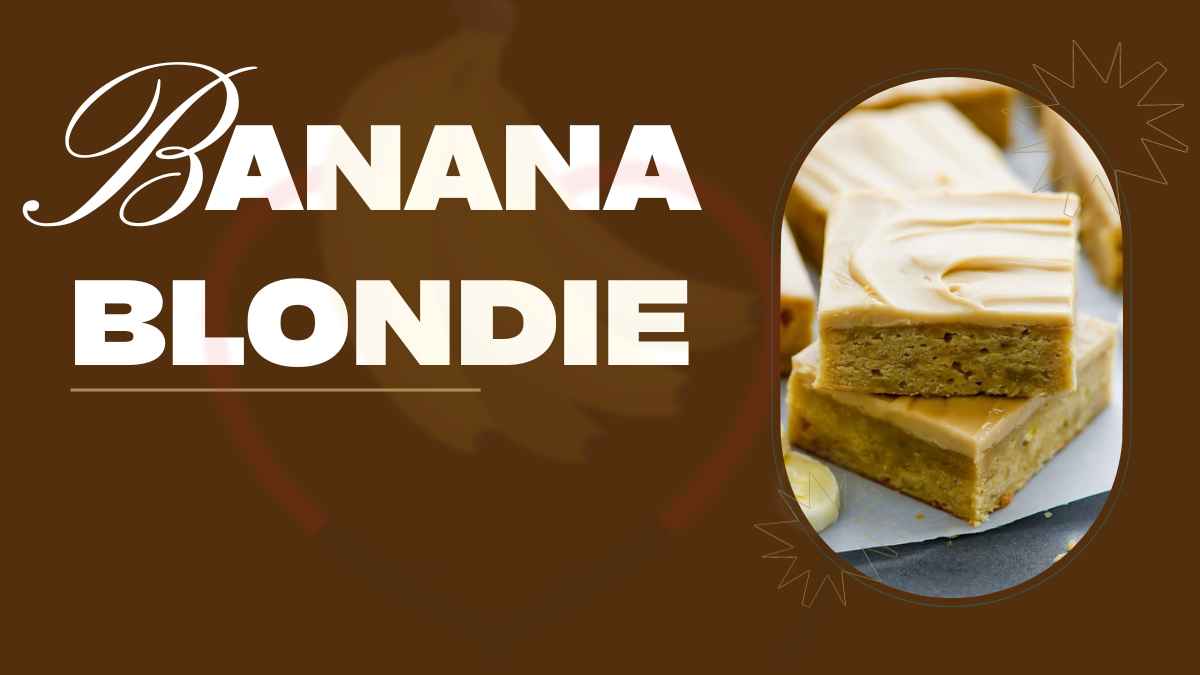 Image showing the Banana Blondie recipe