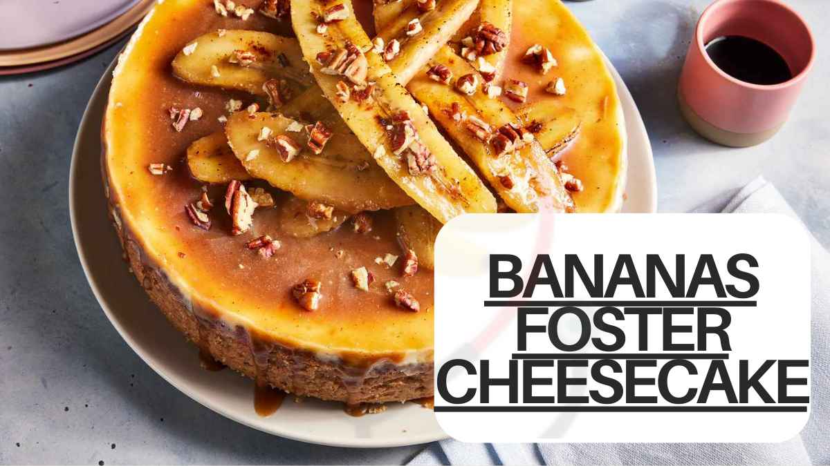 Image showing the Bananas Foster Cheesecake Recipe