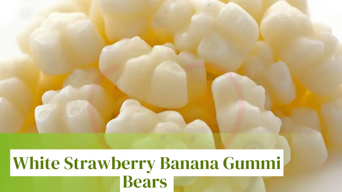 Image showing the White Strawberry Banana Gummi Bears Recipe