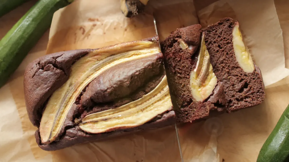 Image showing the Chocolate Banana and Zucchini Bread
