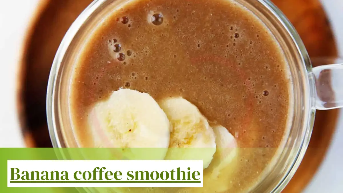 Image showing Banana coffee smoothie Recipe