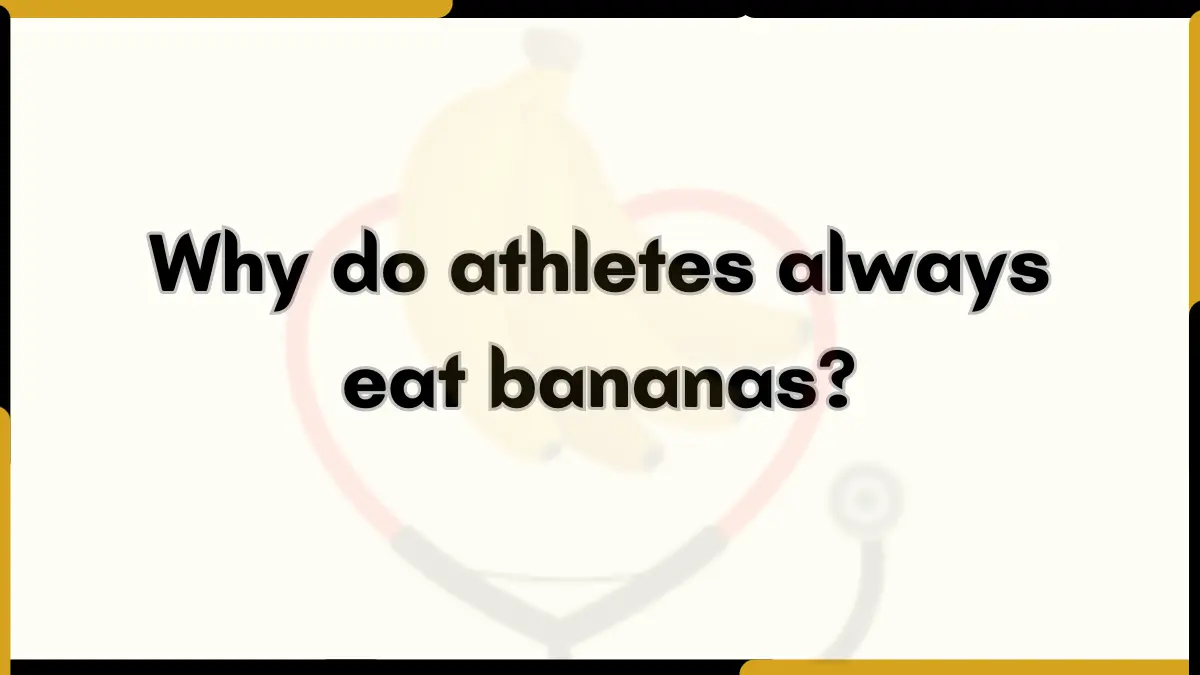 Image showing athletes always eat bananas