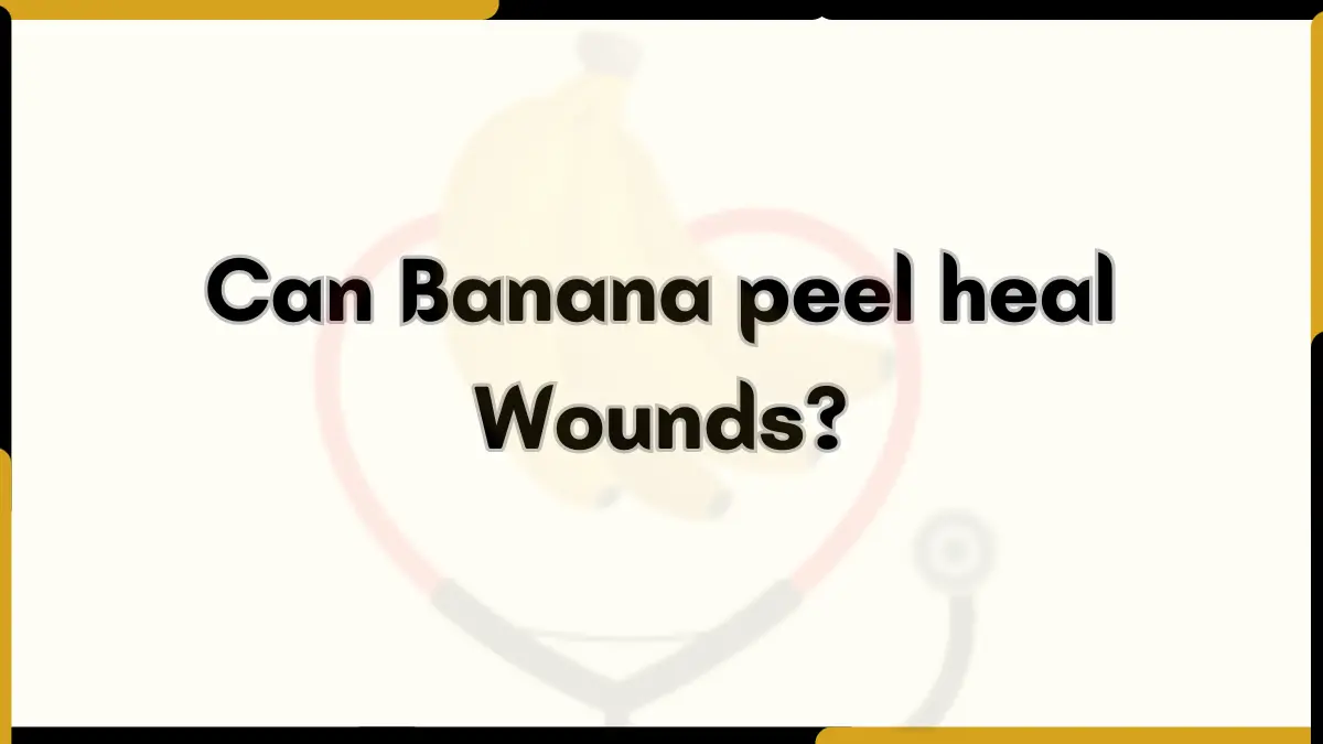 Image showing Can banana peel heal wounds