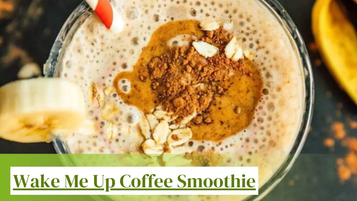 Image showing Wake Me Up Coffee Smoothie (With Oats & Banana)